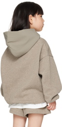 Fear of God ESSENTIALS Kids Gray Bonded Hoodie