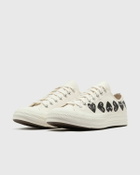 Comme des Garçons Play X CONVERSE Chuck Taylor'70 Multi Heart Low Top Beige Mens Lowtop