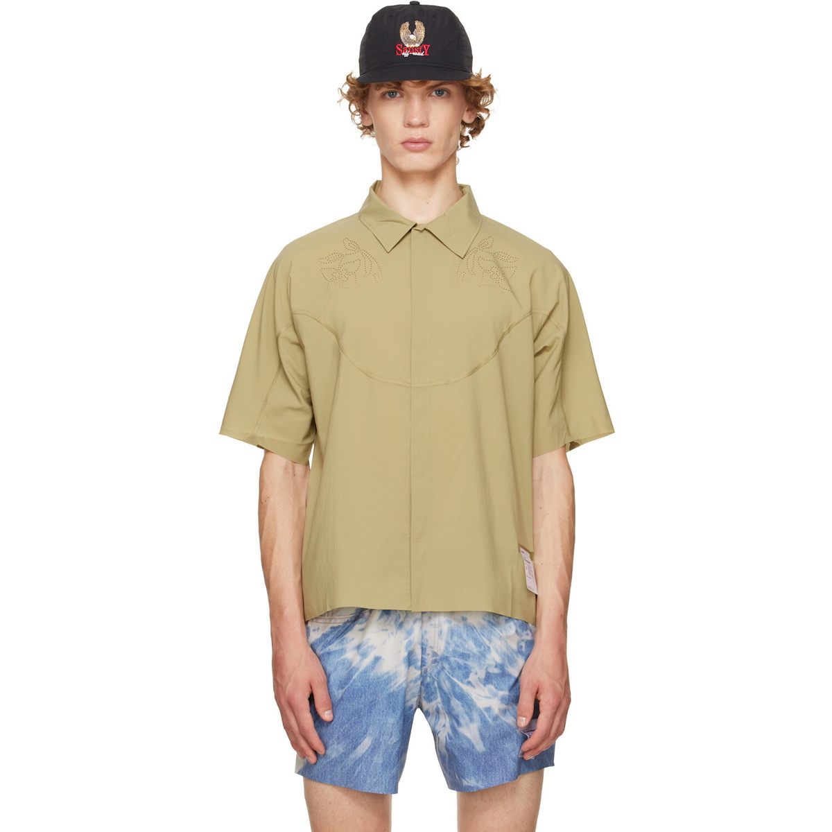 Satisfy Khaki PeaceShell River Short Sleeves Shirt