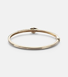Stone and Strand 14kt gold bangle with diamond