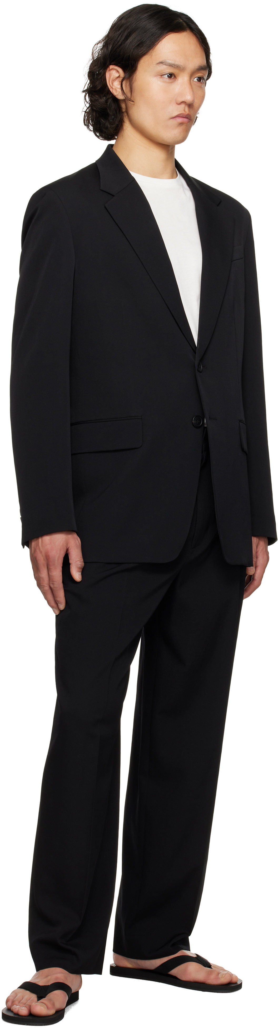 The Row Black Silas Trousers The Row