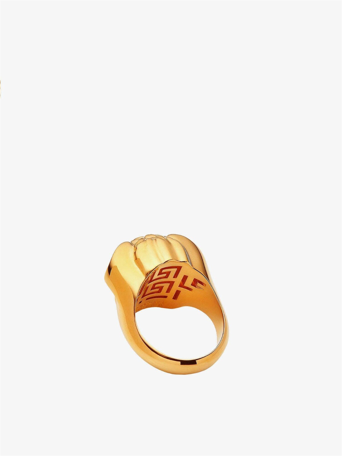 MissMister Gold and black plated Versace Inpired heavy and bold Fashion ring  Men Brass Cubic Zirconia Gold Plated Ring Price in India - Buy MissMister  Gold and black plated Versace Inpired heavy