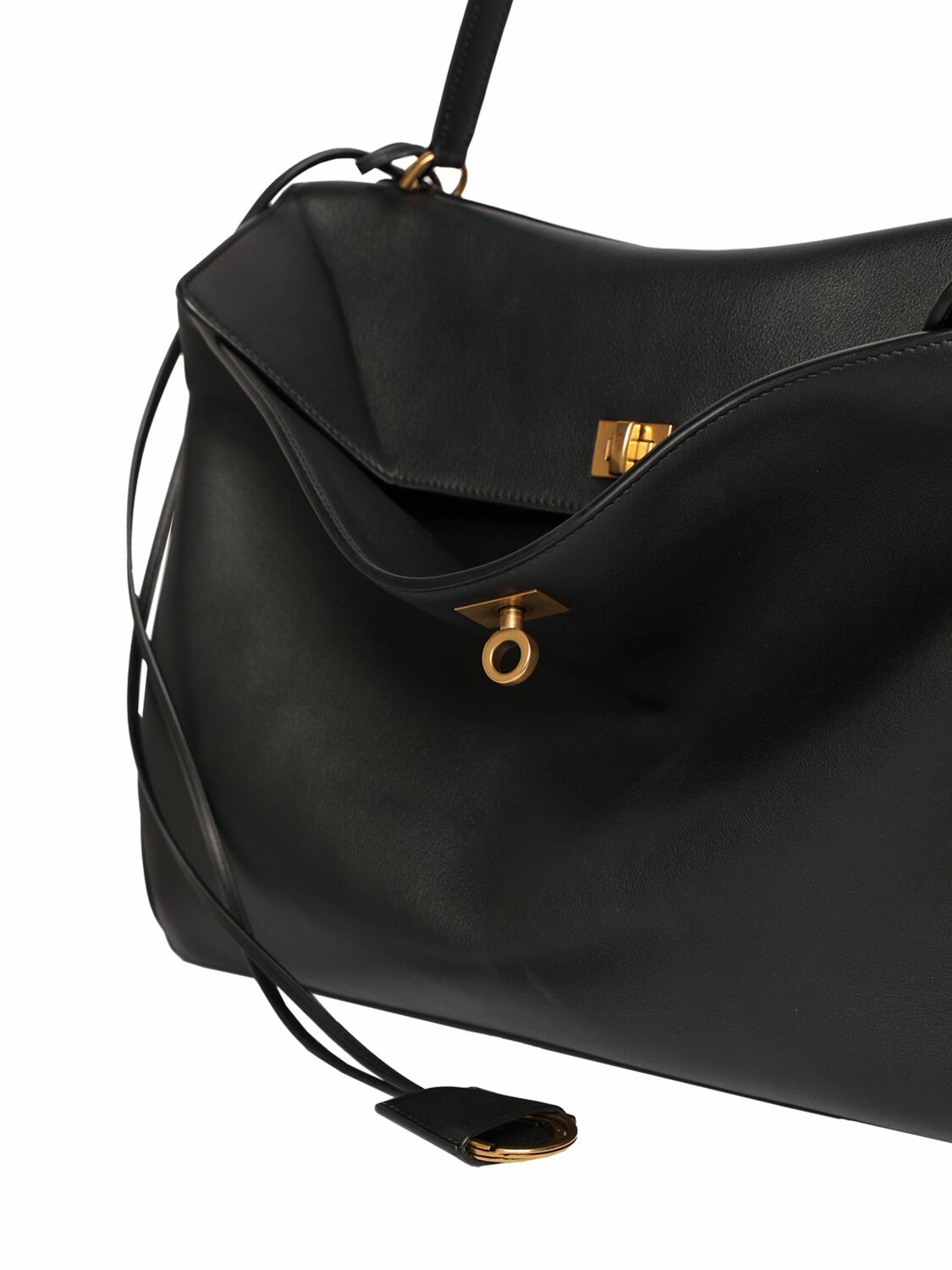 バッグ・カバンその他 BALENCIAGA SMOOTH BLACK CALFSKIN LARGE RODEO BAG Women's Rodeo Handbag Large in Black | Balenciaga US
