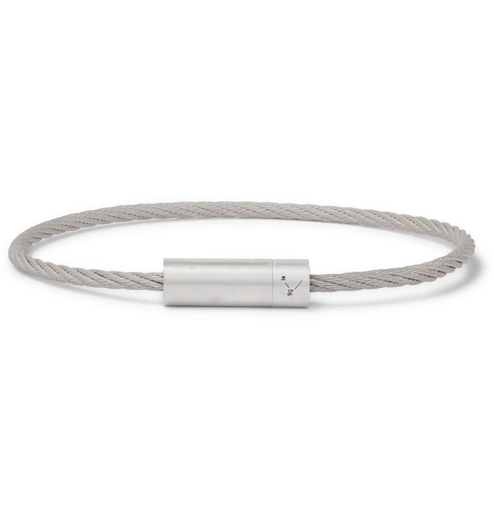 Photo: Le Gramme - Le Câble 9 Brushed Sterling Silver Bracelet - Silver