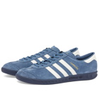 Adidas Men's Hamburg Sneakers in Steel/White/Pantone