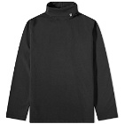 1017 ALYX 9SM Men's Long Sleeve Lighter Cap Rollneck T-Shirt in Black