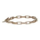 Valentino Silver Valentino Garavani VLTN Chain-Link Bracelet