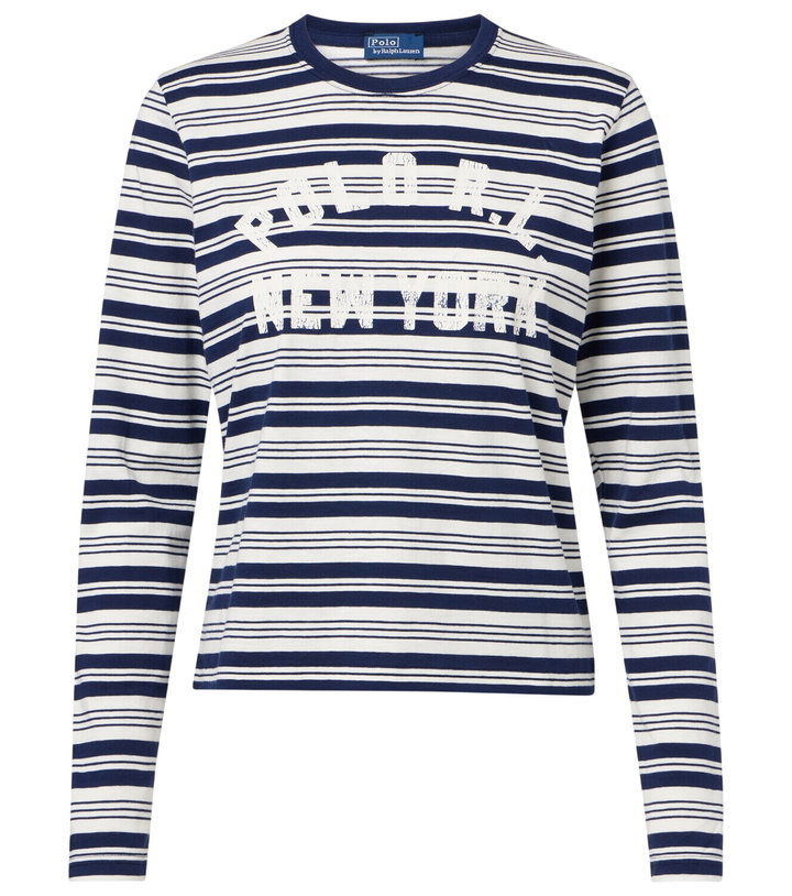 Photo: Polo Ralph Lauren Printed striped cotton T-shirt