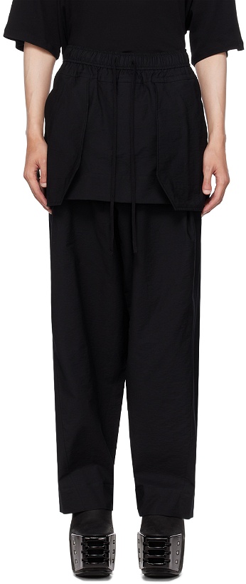 Photo: Julius Black Armored Wide Trousers