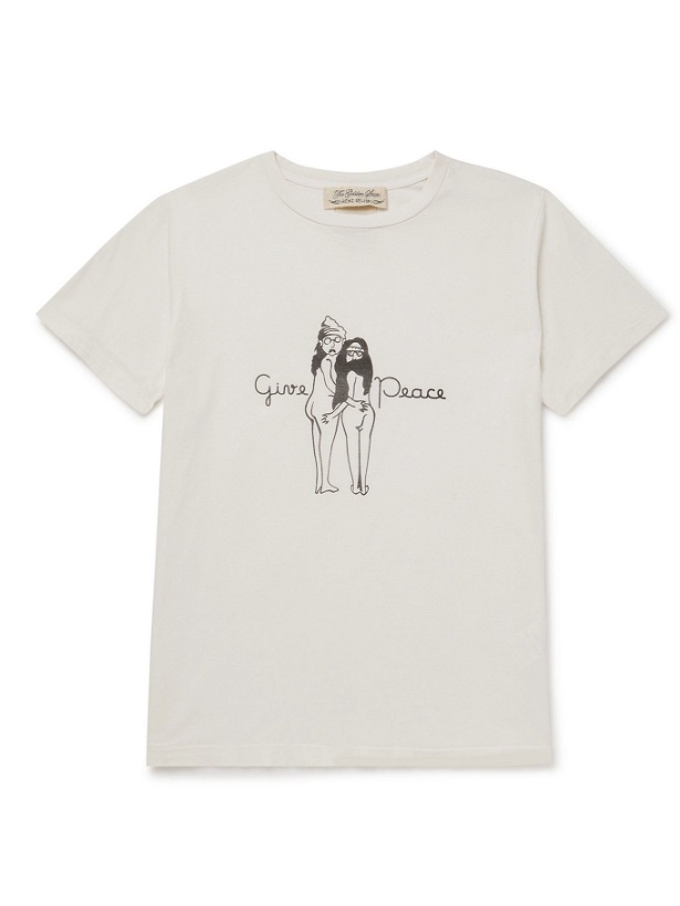 Photo: REMI RELIEF - Printed Cotton-Jersey T-Shirt - White