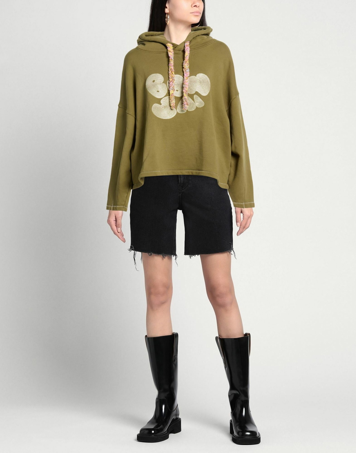 Bonsai Womens Sweatshirt in Military green