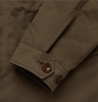 Mr P. - Weather-Resistant Hooded Field Jacket - Men - Army green