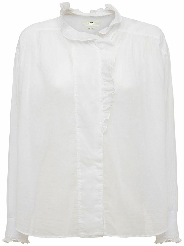 Photo: MARANT ETOILE Pamias Ruffled Cotton Shirt