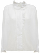 MARANT ETOILE Pamias Ruffled Cotton Shirt