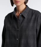 Magda Butrym Plaid virgin wool shirt