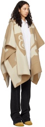 Burberry Beige EKD Blanket Coat
