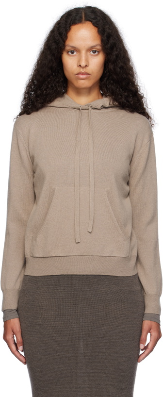 Photo: Max Mara Leisure Taupe Tenente Hoodie
