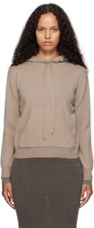 Max Mara Leisure Taupe Tenente Hoodie