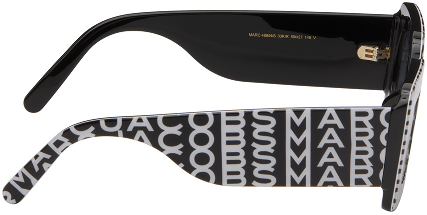 Marc Jacobs Black and White Logo Block Sunglasses MARC JACOBS SUNGLASSES - MARC 695/S | Designer Sunglasses  main image 2