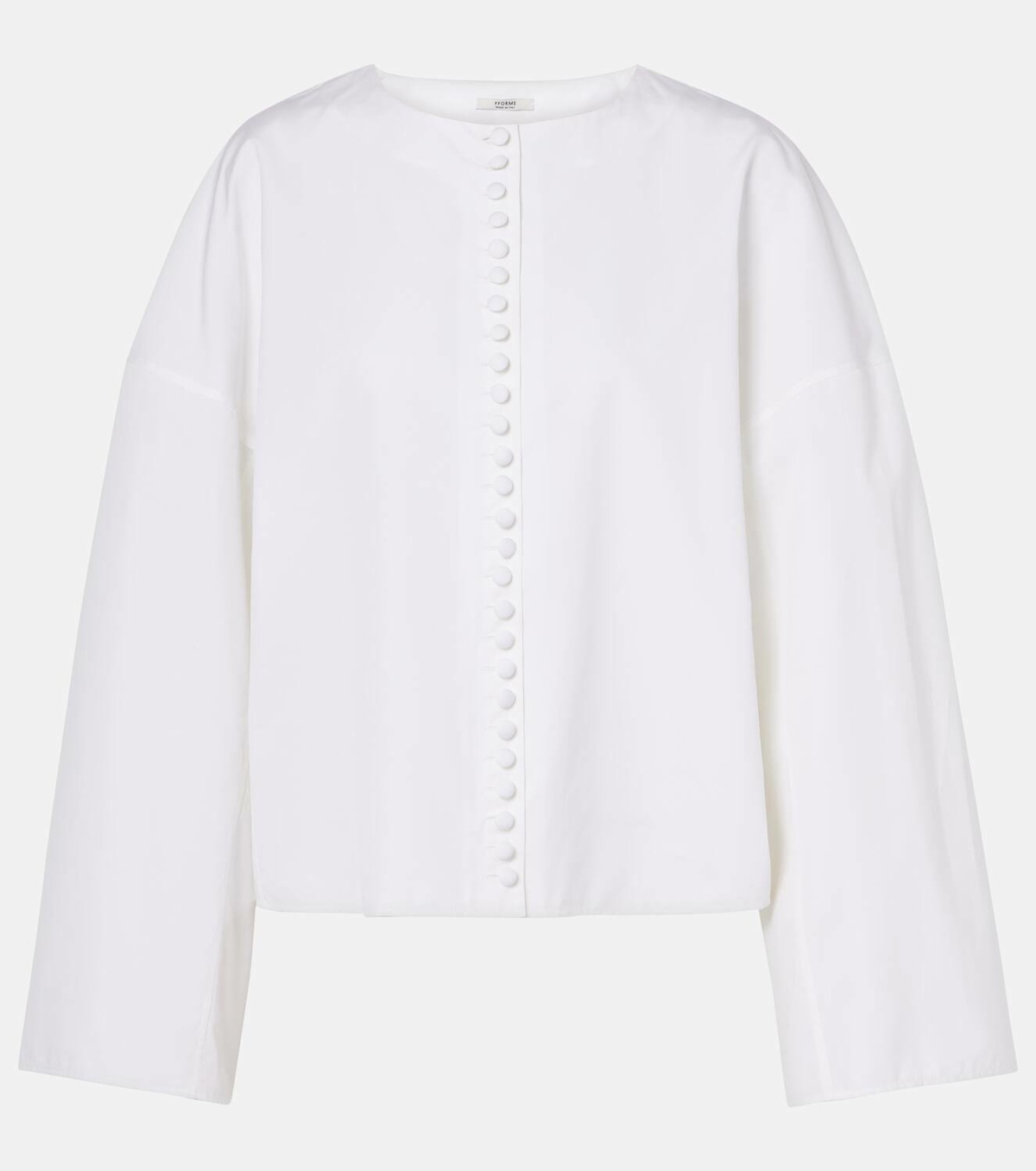 Fforme Fish oversized cotton jacket