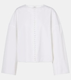 Fforme Fish oversized cotton jacket
