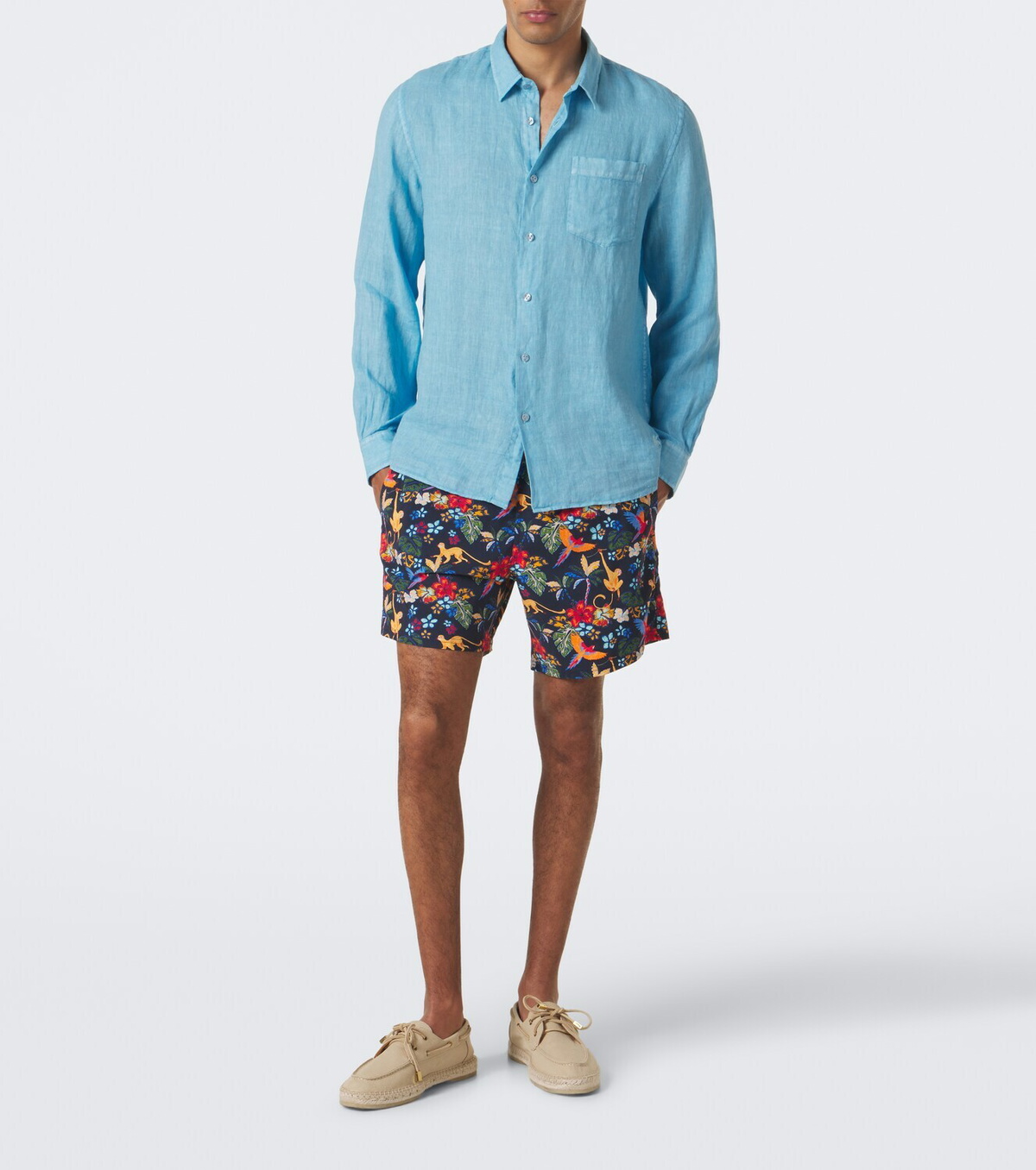 Vilebrequin Caroubis linen shirt