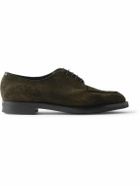 Edward Green - Dover Suede Derby Shoes - Green