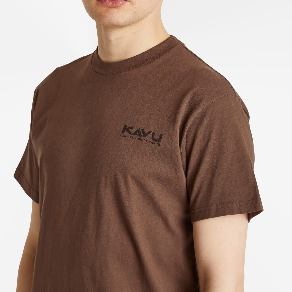 KAVU Men's Klear Above Etch Art T-Shirt in Walnut