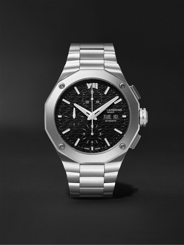 Photo: Baume & Mercier - Riviera Automatic Chronograph 43mm Stainless Steel Watch, Ref. No. M0A10624