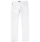 Versace - Slim-Fit Denim Jeans - Off-white