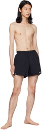 Jil Sander Black Printed Swim Shorts