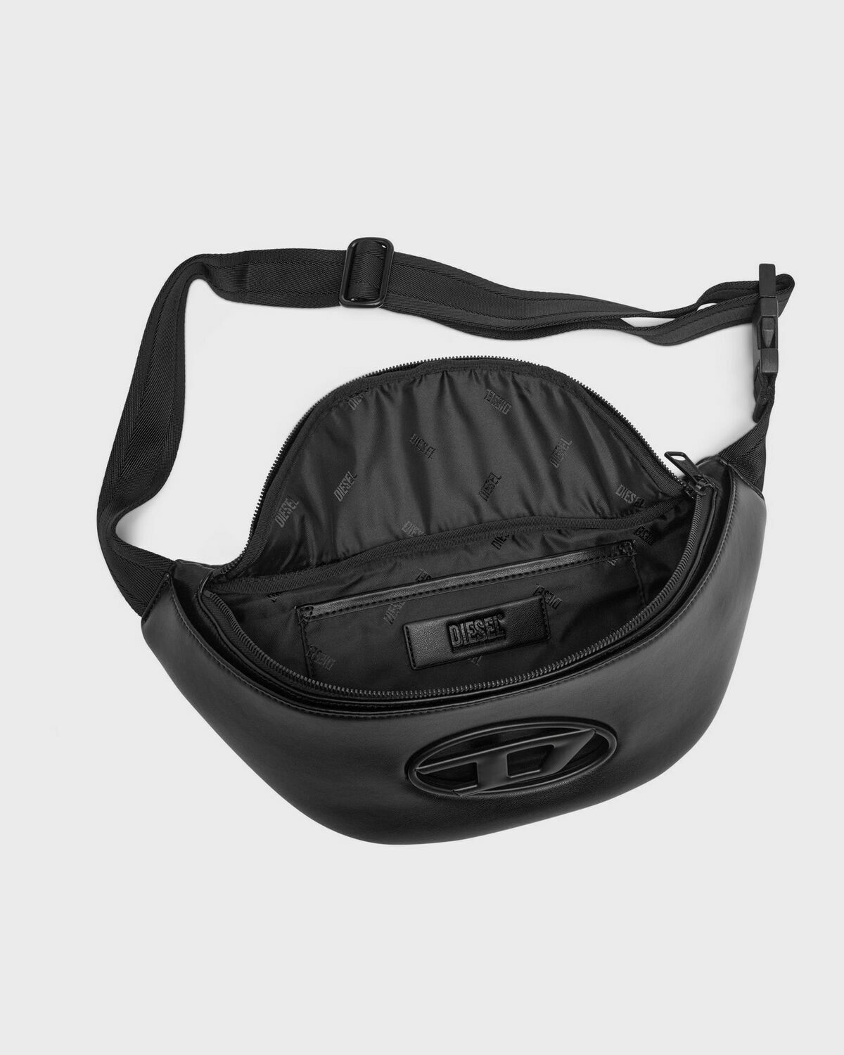 Diesel HOLI-D BELT BAG M Black Mens Messenger & Crossbody Bag