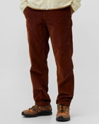 Norse Projects Aros Corduroy Orange - Mens - Casual Pants