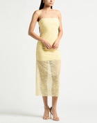 Bec & Bridge Womens Midi dress Pastel in Yellow