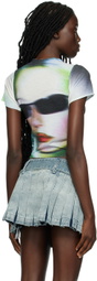 1XBLUE SSENSE Exclusive Multicolor Piracy T-Shirt