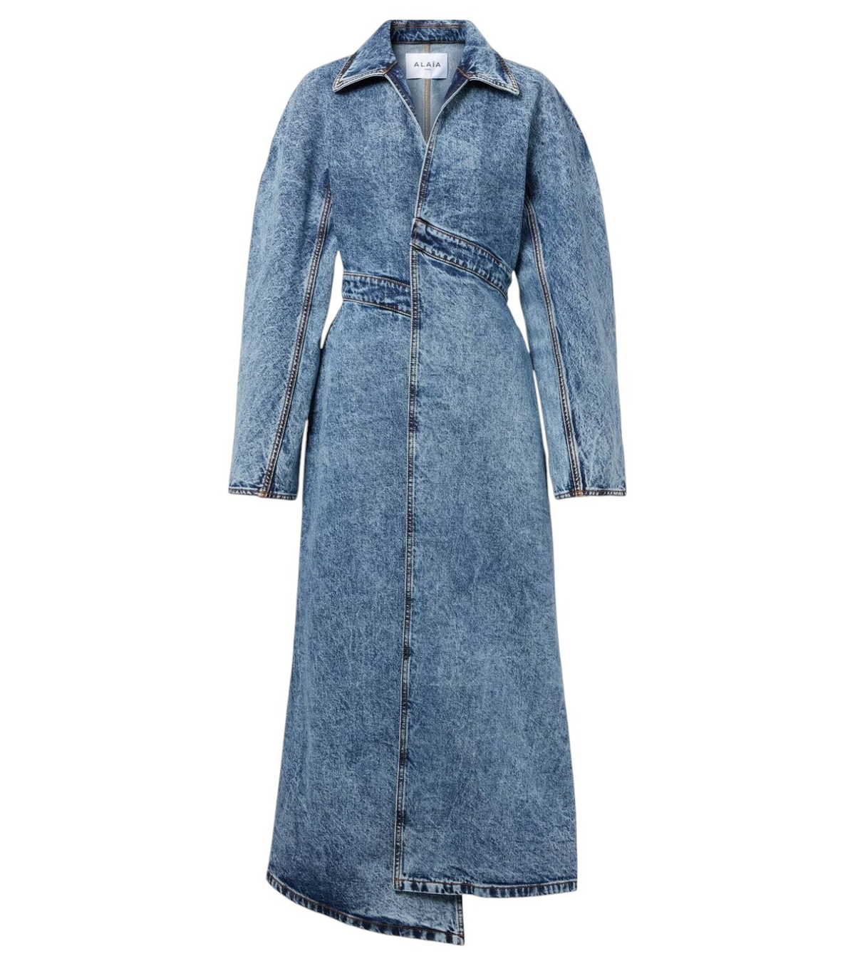 トレンチコート ALAIA TRENCH COACT DOUBLE DIAGONAL Alaia Alaïa Trench Coact Double Diagonal ALAÏA