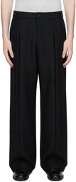 SAGE NATION Black Box Pleat Trousers