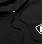 A.P.C. - Logo-Print Loopback Cotton-Jersey Hoodie - Black