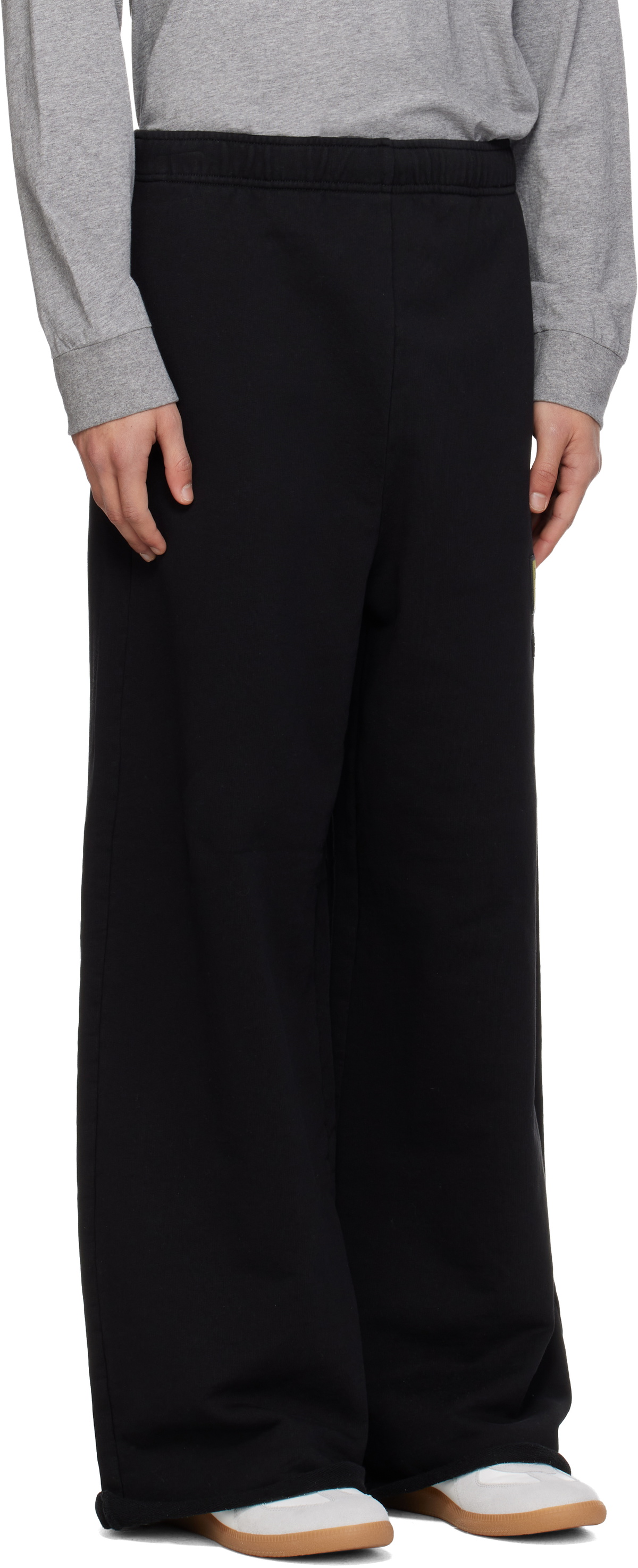 MM6 Maison Margiela Black Label Patch Sweatpants