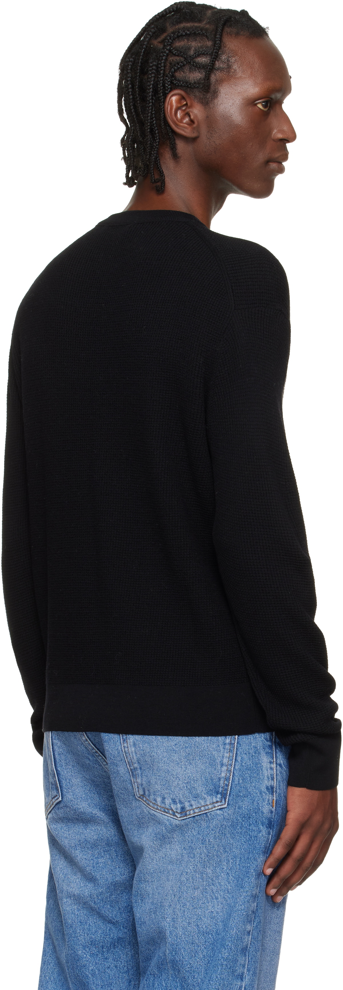 Studio Nicholson Black Portland Knit Sweater