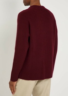 Begg & CO Magnus Cashmere Sweatshirt Burgundy