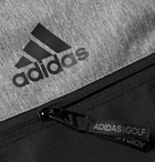 Adidas Golf - Logo-Print Colour-Block Shell Golf Shoe Bag - Gray