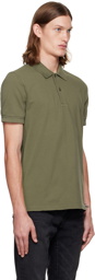 TOM FORD Khaki Ribbed Polo