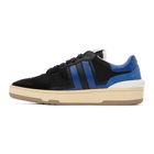 Lanvin Black Leather Clay Low Sneakers