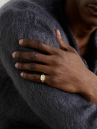 SHAY - 18-Karat Gold Diamond Signet Ring - Gold