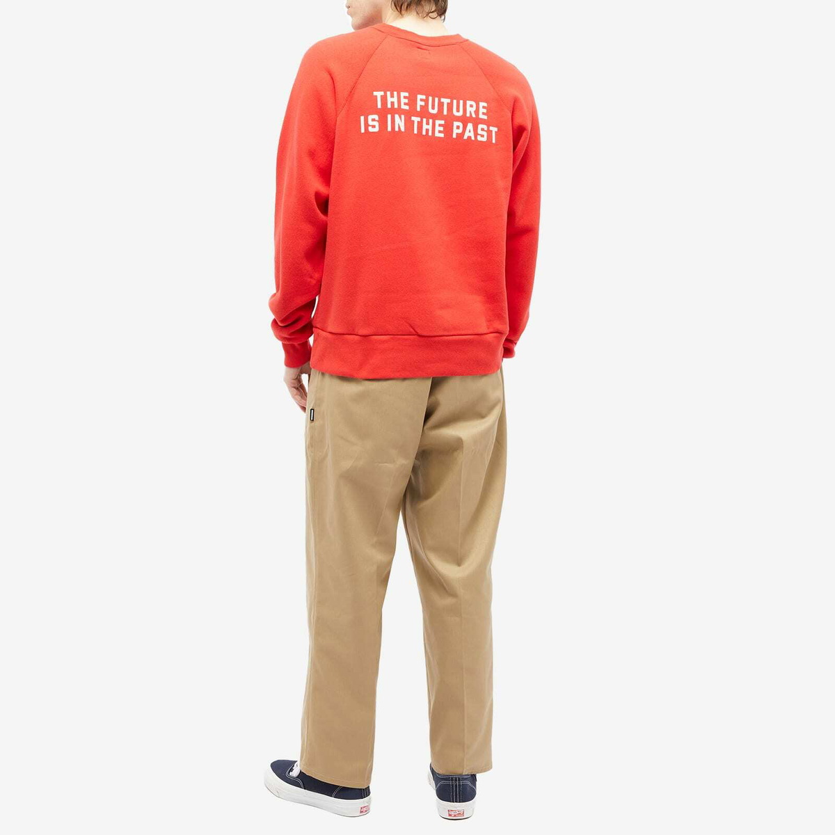 Human Made Men's Dry Alls Crew Neck Sweat in Red Human Made