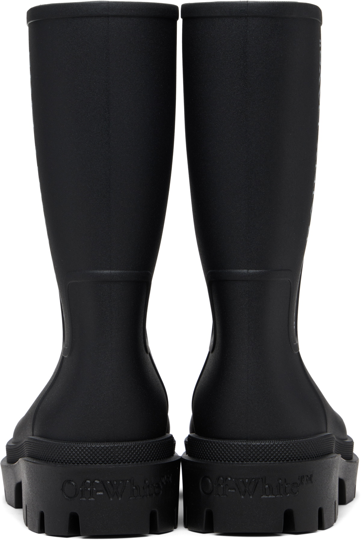 Off-White Black Reboot 'Rainy Days' Boots