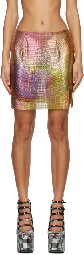 Photo: Anna Sui Gold Impressionism Butterfly Miniskirt