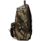 AAPE by A Bathing Ape Green and Beige Camo Backpack