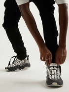 AMIRI - Bone Runner Leather-Trimmed Mesh Sneakers - Black